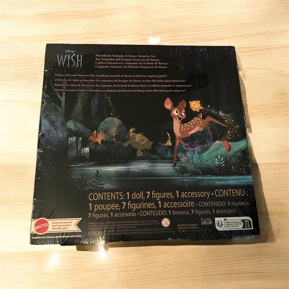 NEW Mattel Disney Wish Woodland Animals of Rosas Surprise Set Asha Fashion Doll - Picture 2 of 8